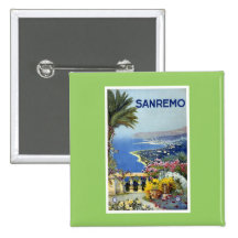 Cru de Sanremo Italie Pin's Avec Agrafe