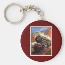 Cru de train rapide porte-clefs
