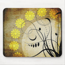 cru floral tapis de souris
