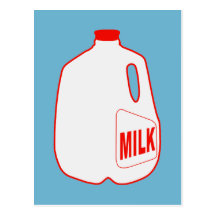 Cruche de lait cartes postales