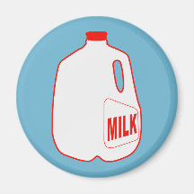 Cruche de lait magnets