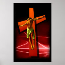 Crucifixion - affiche/copie contemporaines de beau
