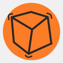 Cube en vibrateur autocollant