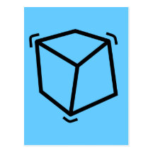 Cube en vibrateur cartes postales
