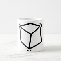 Cube en vibrateur tasse à café