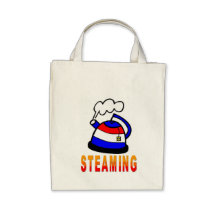 Cuisant la théière à la vapeur - thé sac en toile