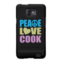 Cuisinier d'amour de paix coques galaxy SII