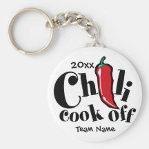 Cuisinier de piment porte-clef