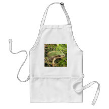 Cuisson avec une grenouille d'arbre de choeur tablier