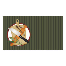 culina de cuisine de planche à découper de rolling carte de visite