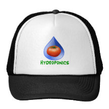 Culture hydroponique-Tomate, texte vert, baisse bl Casquette