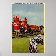 Culver, académie militaire de l'Indiana Culver Posters