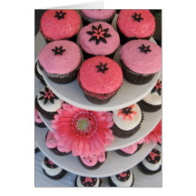 Cupcake dankt u wenskaarten