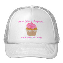 cupcake, hebben Uw Cupcake, en eet ook het! Trucker Petten
