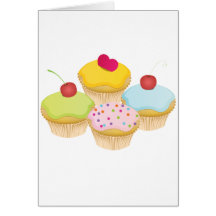 Cupcakes Wenskaart