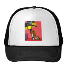 CURIOSITÉ de chien de BASSET Casquettes De Camionneur