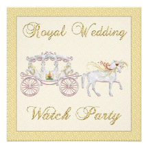 Customisez CET invitation royal de partie de montr