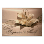 Customisez votre propre zantedeschia carte de vœux