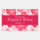 Cute red flowers Sticker