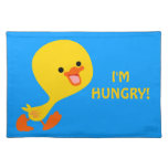 Cute Walking Cartoon Duckling Placemat sets de table