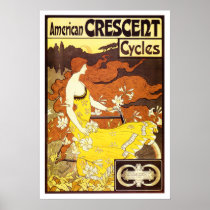 Cycles en croissant américains - annonce vintage d