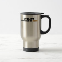 Cycliste actionné par la bière tasse à café