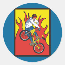 Cycliste Autocollants