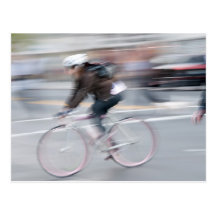 Cycliste Carte Postale