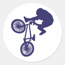 Cycliste de BMX Adhésif