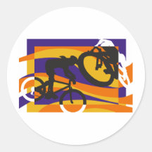 Cyclistes Autocollants