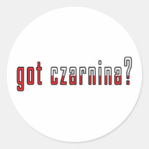 czarnina obtenu ? Drapeau Adhésif