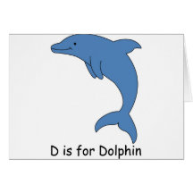D est pour le dauphin cartes