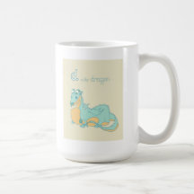 D est pour le dragon tasses