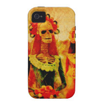 Dag van het Dode de telefoongeval van de Bruid Case-Mate iPhone 4 Hoesje