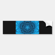 DAHLIA BLEU AUTOCOLLANT POUR VOITURE