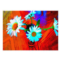 Daisy Art Persoonlijke Uitnodigingen