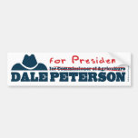 Dale Peterson pour le président Autocollant Pour Voiture