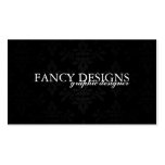 Damassé chic cartes de visite professionnelles