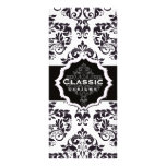 Damassé classique modèle de carte double