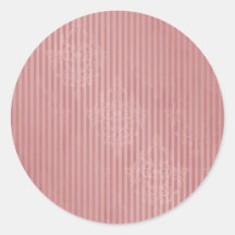 Damassé mauve autocollants ronds