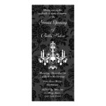 Damassé victorienne d'ouverture officielle (noir) faire-parts