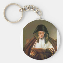 Dame âgée, lisant par Rembrandt Porte-clef