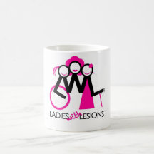 Dames avec des lésions mug