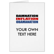 DAMNATION. INFLATIE. OBAMANATION KAART