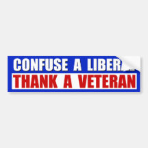 Dank een Veteraan! Bumperstickers
