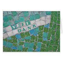 Dank u in het Nederlands Kaart