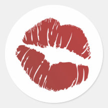 Dank u kussen ronde sticker