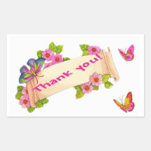 Dank u stickers