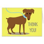 Dank u! Van Hond Wenskaarten