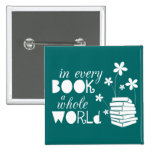 Dans chaque livre un monde entier pin's